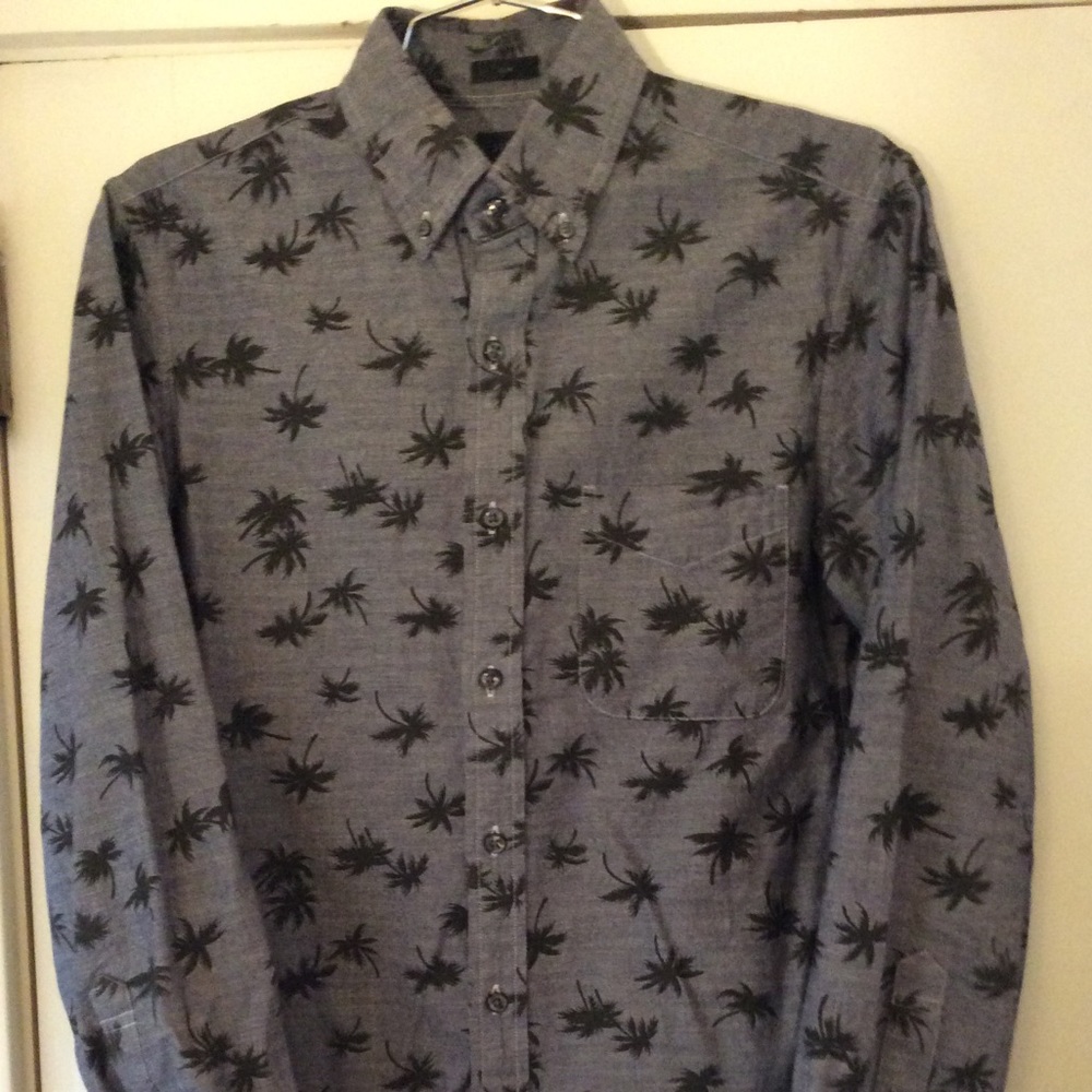 JCrew Men’s Button Up Patterned Shirt XS Slim